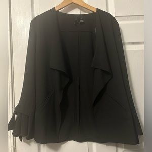 Black Bell Sleeve Blazer